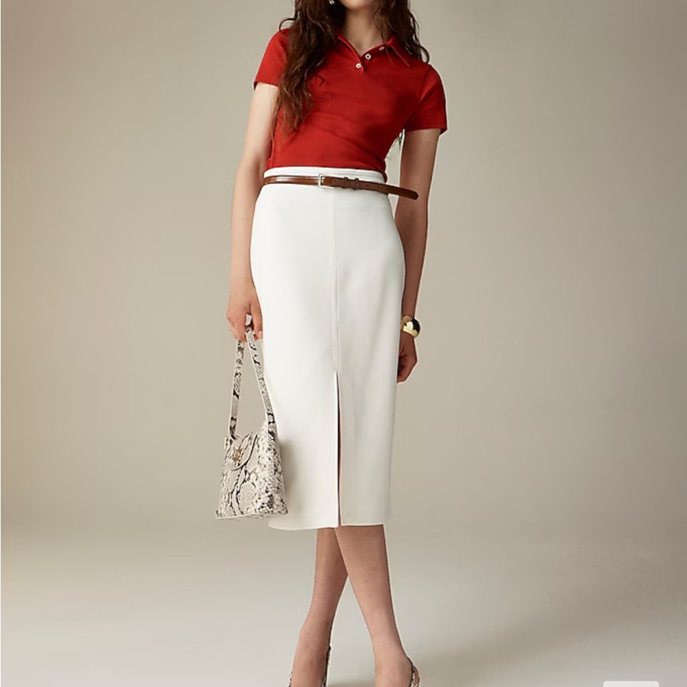 Jcrew pencil midi skirt